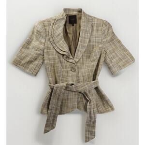 The Limited Collection Beige Fitted Career Blazer Size Small